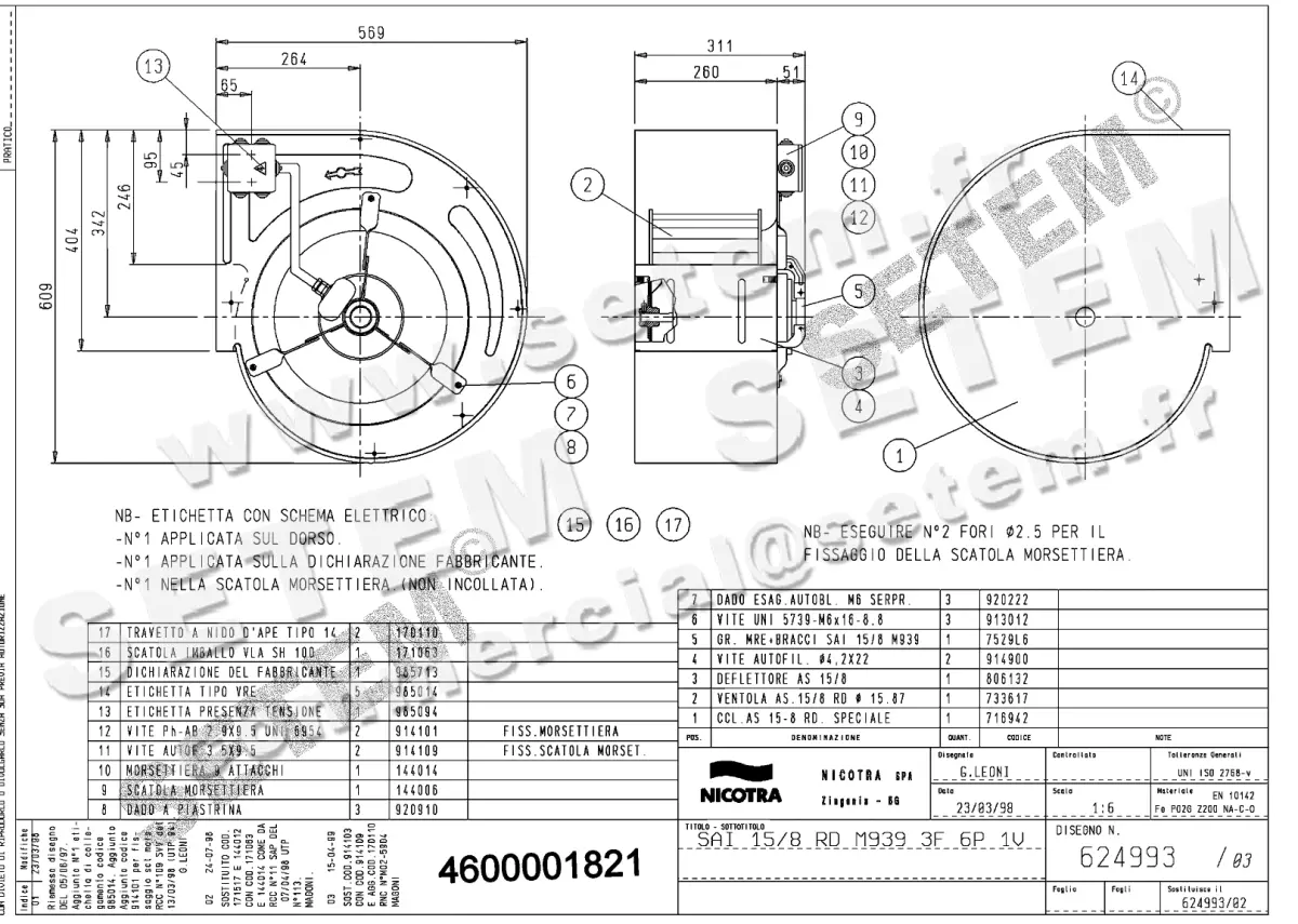 4624001821-VENTILATEUR NICOTRA GEBHARDT SAI15/8RD 1300W 6P T230/400V 1V M939 +BB *624993*