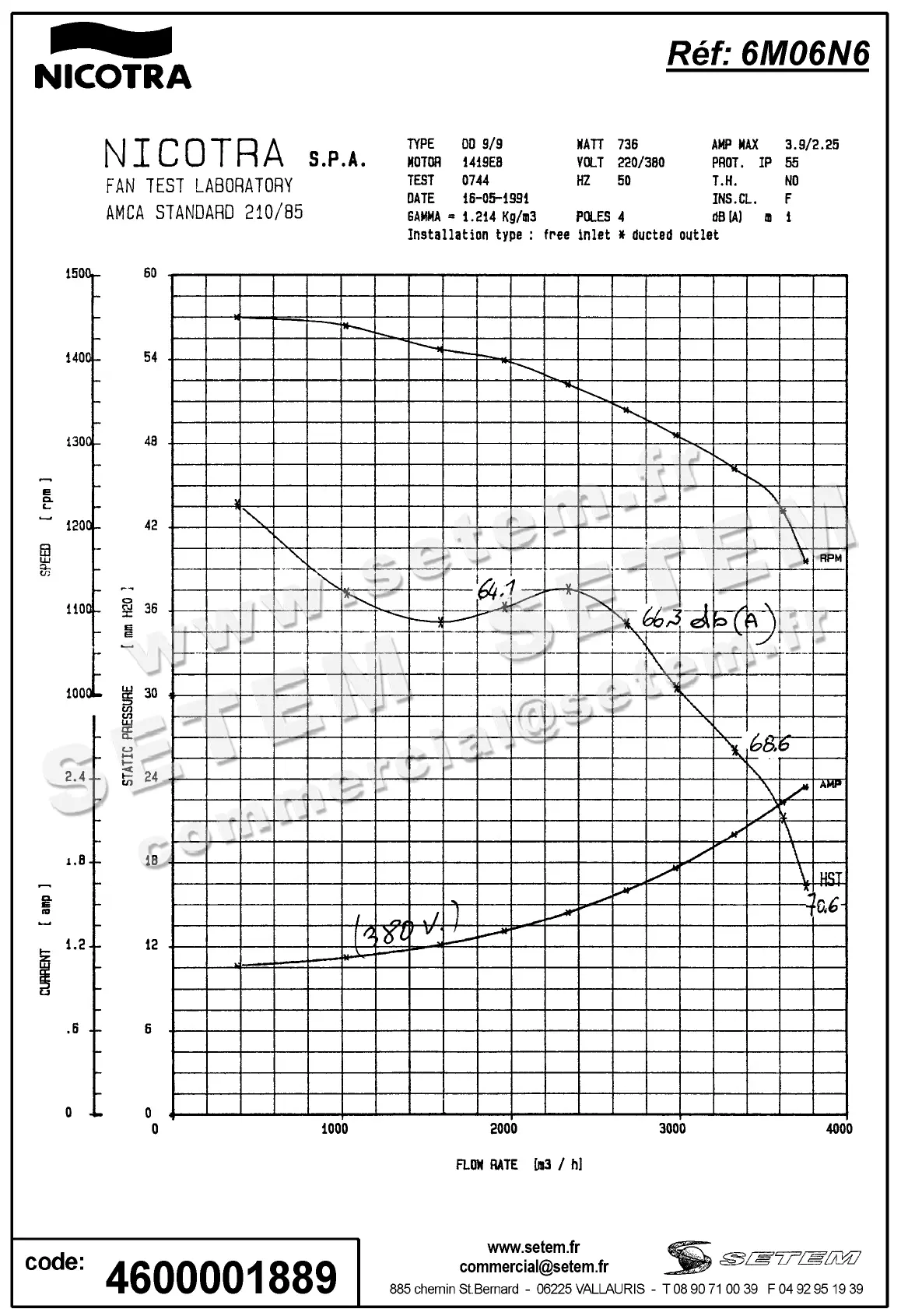 4624001889-VENTILATEUR NICOTRA GEBHARDT DD9/9 736W 4P T230/400V 1V M9E8 +BB *6M06N6* 2