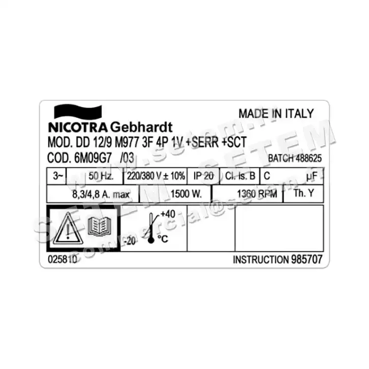 4624001986-VENTILATEUR NICOTRA GEBHARDT DD12/9 1500W 4P T230/400V 1V M977 +VIS+BB *6M09G7* 3