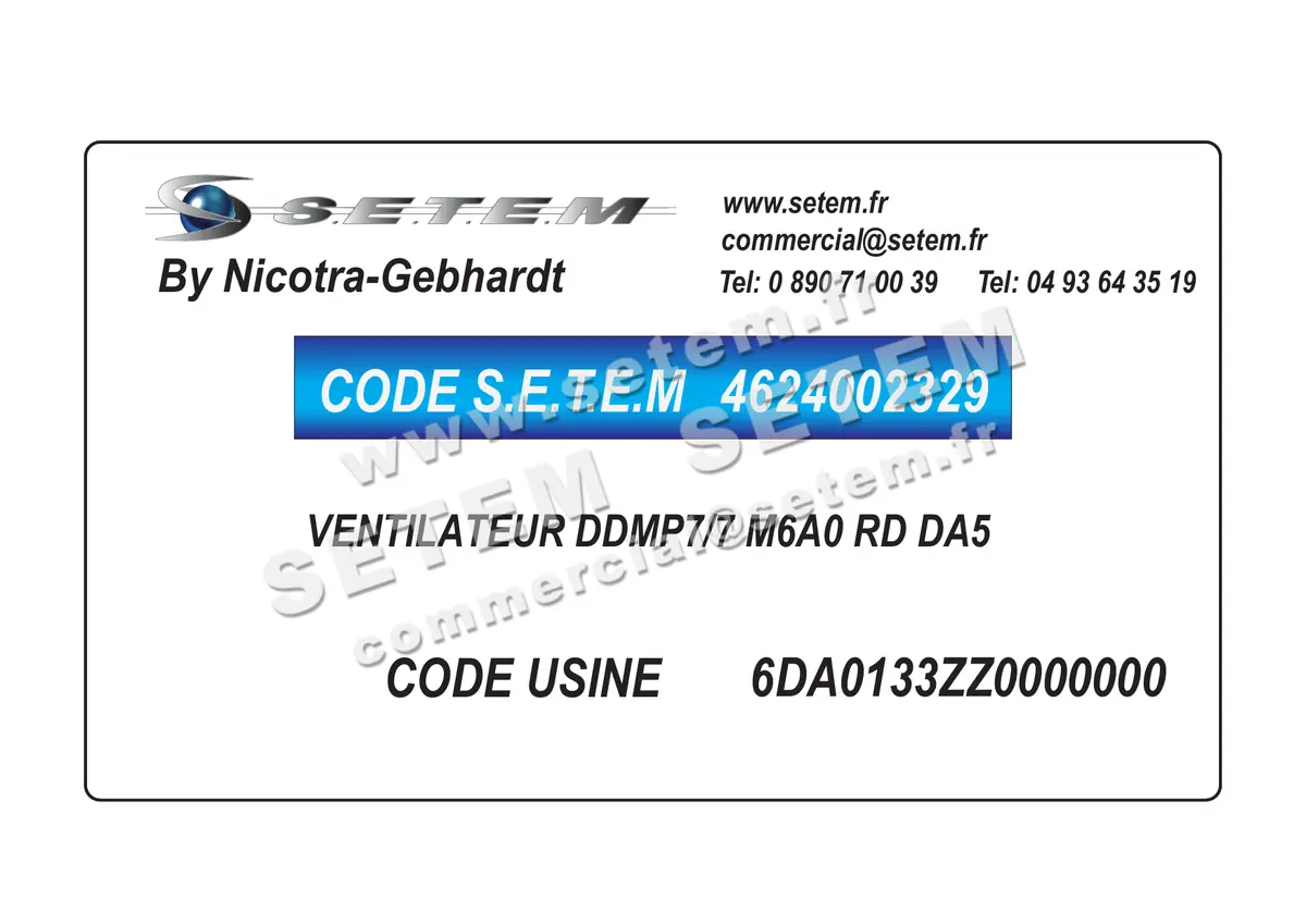 4624002329-VENTILATEUR NICOTRA GEBHARDT DDMP7/7 M6A0 RD DA5 *6DA0133ZZ0000000*