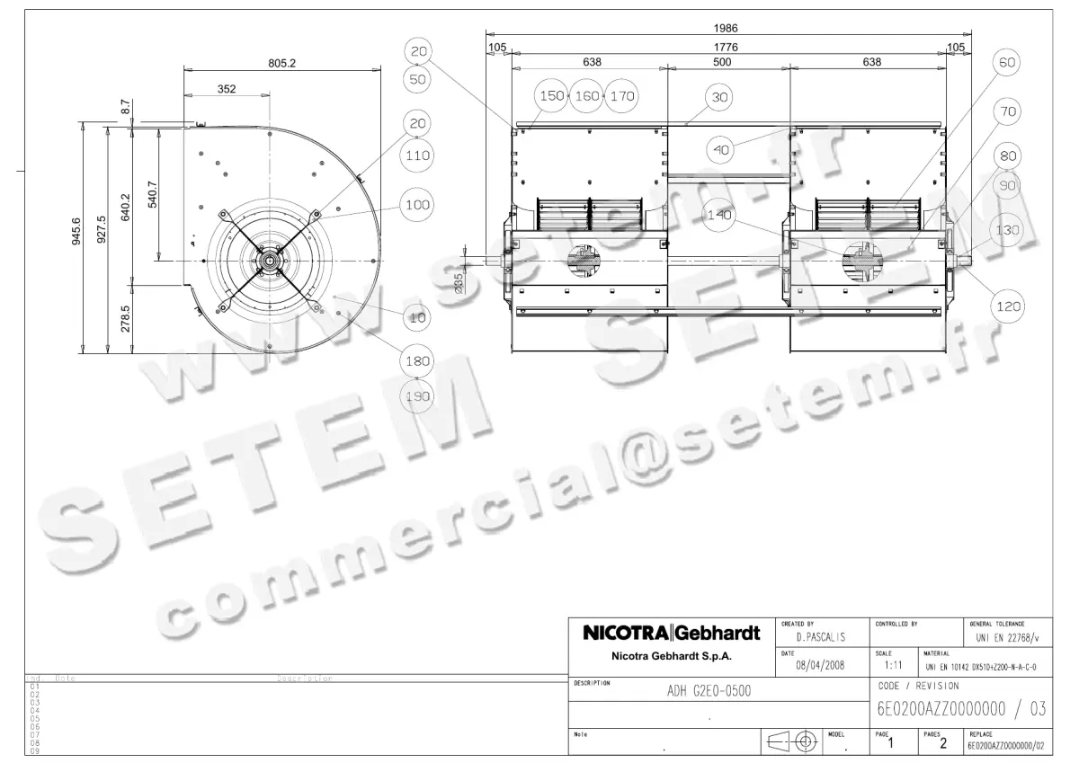 4624002552-VENTILATEUR NICOTRA GEBHARDT ADH500G2L *6E0200AZZ0000000*