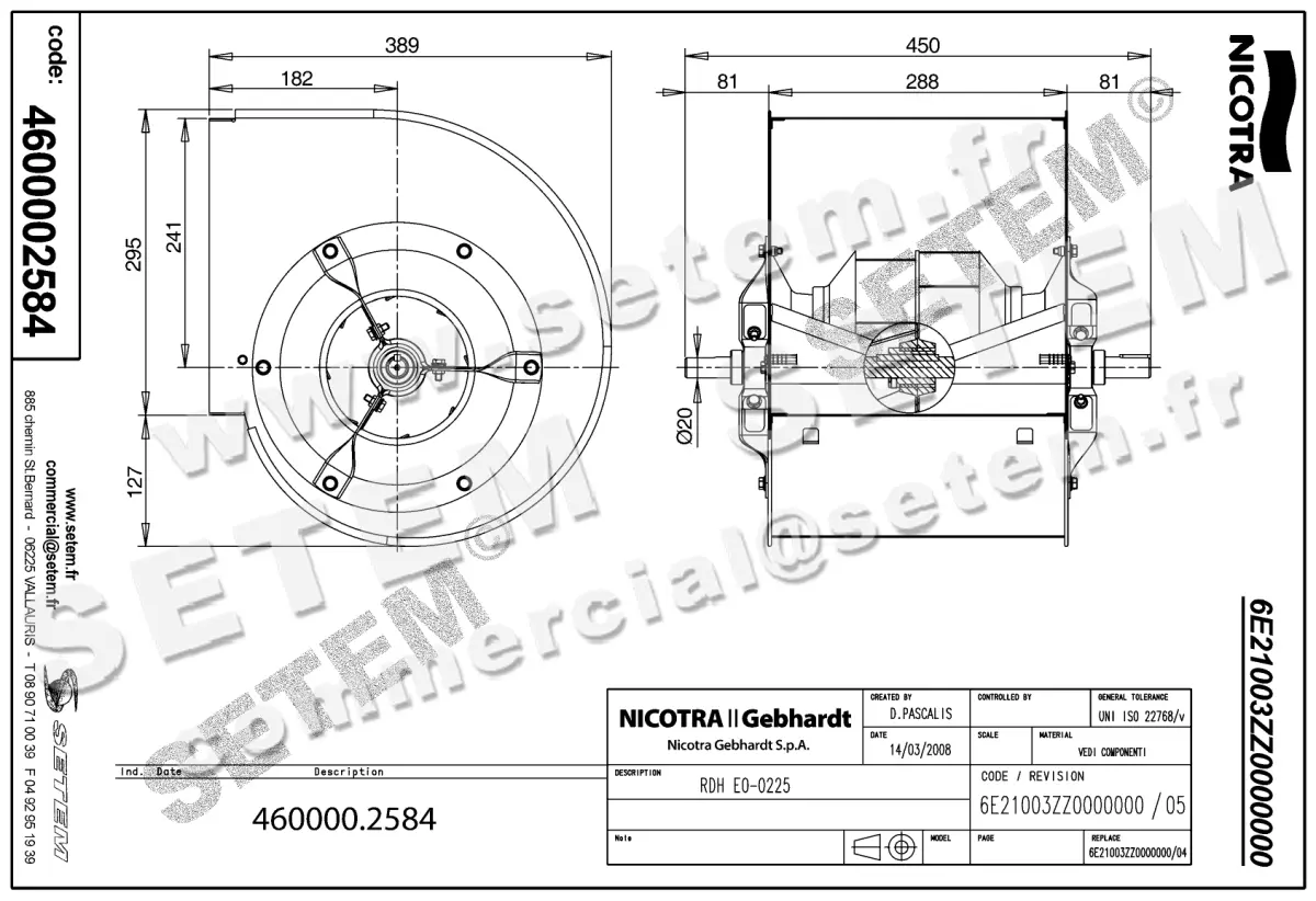 4624002584-VENTILATEUR NICOTRA GEBHARDT RDH225E0 *6E21003ZZ0000000* 2