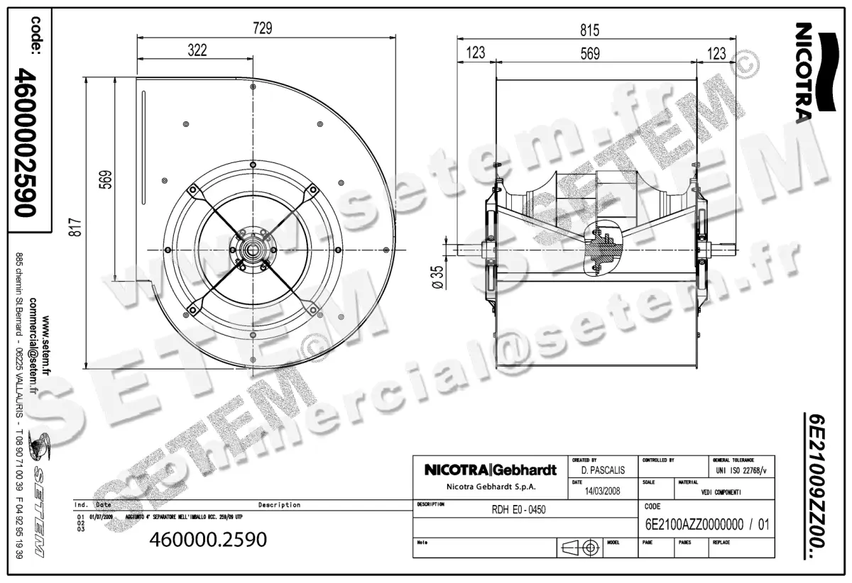 4624002590-VENTILATEUR NICOTRA GEBHARDT RDH450.E0 *6E21009ZZ0000000* 2