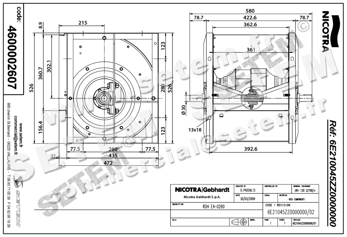 4624002607-VENTILATEUR NICOTRA GEBHARDT RDH.E4.0280 *6E21045ZZ0000000* 2