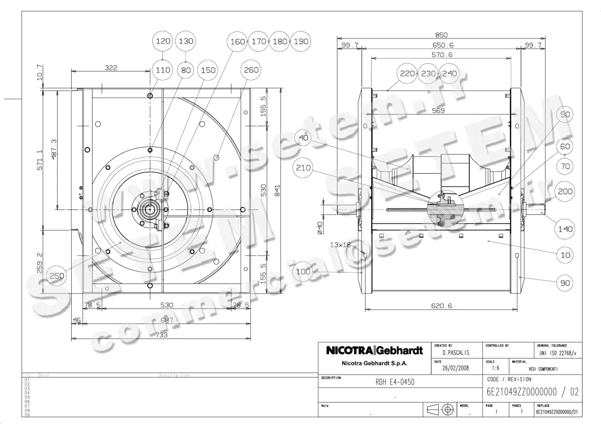 4624002611-VENTILATEUR NICOTRA GEBHARDT RDH.E4.0450 *6E21049ZZ0000000* 2