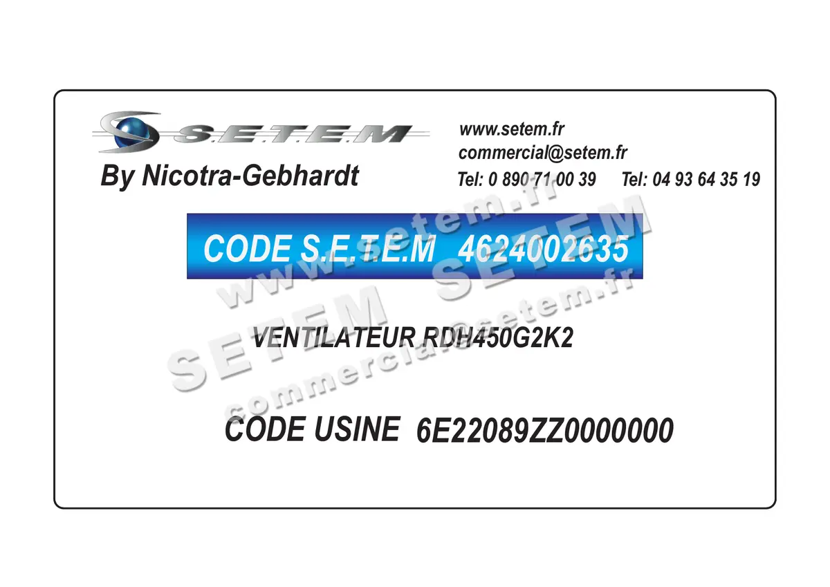 4624002635-VENTILATEUR NICOTRA GEBHARDT RDH450G2K2 *6E22089ZZ0000000*
