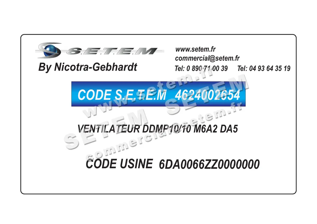4624002654-VENTILATEUR NICOTRA GEBHARDT DDMP10/10 M6A2 DA5 *6DA0066ZZ0000000* 2