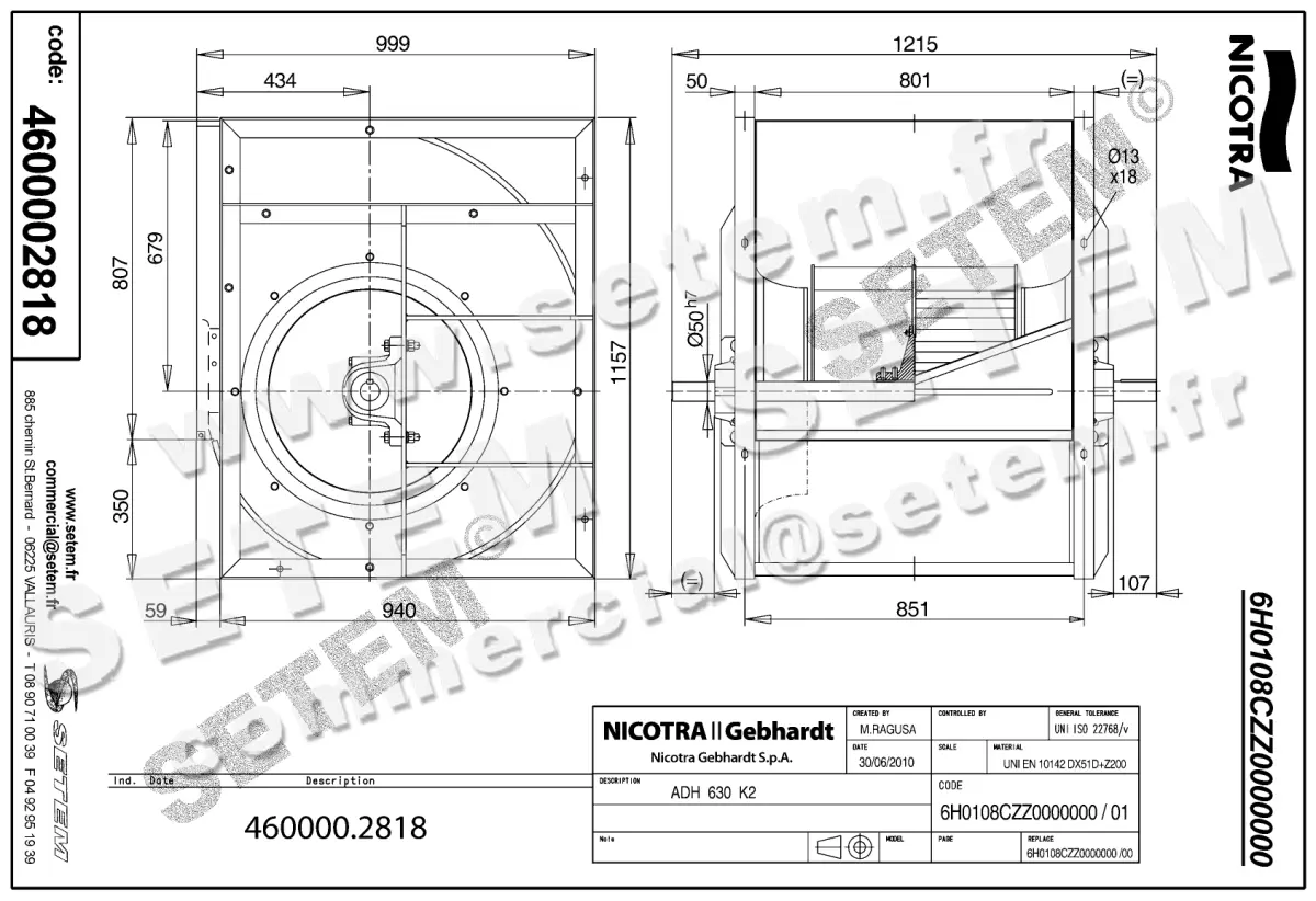 4624002818-VENTILATEUR NICOTRA GEBHARDT ADH630K2 *6H0108CZZ0000000* 2