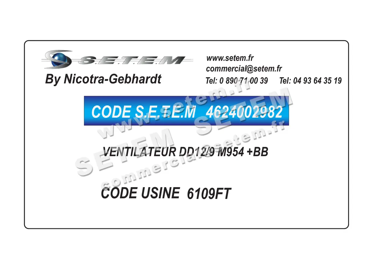 4624002982-VENTILATEUR NICOTRA GEBHARDT DD12/9 M954 +BB *6109FT*