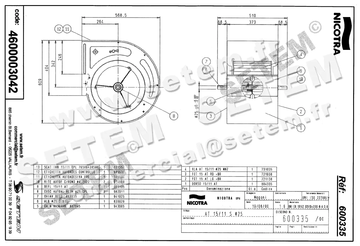 4624003042-VENTILATEUR NICOTRA GEBHARDT AT15/11S *600335* 2