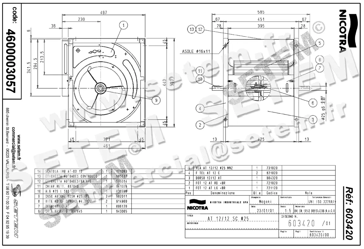 4624003057-VENTILATEUR NICOTRA GEBHARDT AT12/12SC *603420* 2