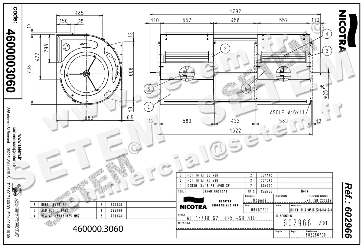 4624003060-VENTILATEUR NICOTRA GEBHARDT AT18/18G2L *602966* 2