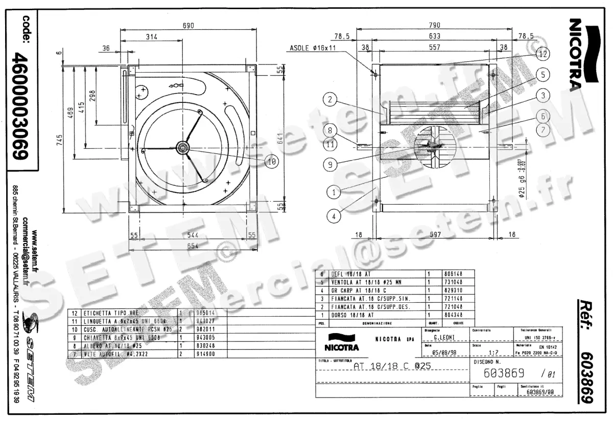 4624003069-VENTILATEUR NICOTRA GEBHARDT AT18/18C *603869* 2