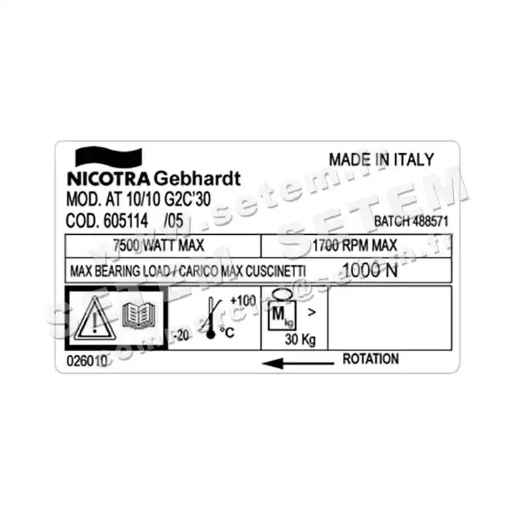 4624003126-VENTILATEUR NICOTRA GEBHARDT AT10/10G2C *605114* 3