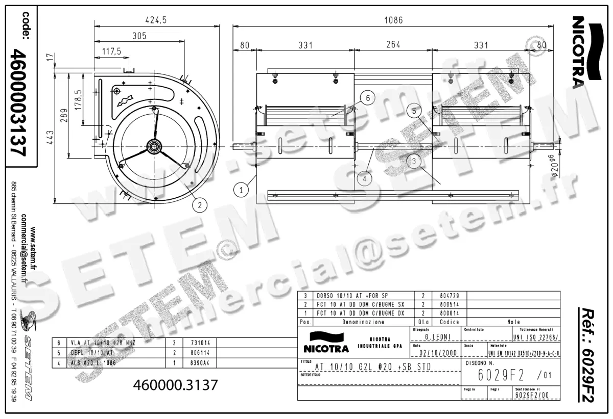 4624003137-VENTILATEUR NICOTRA GEBHARDT AT10/10G2L +PI *6029F2* 2