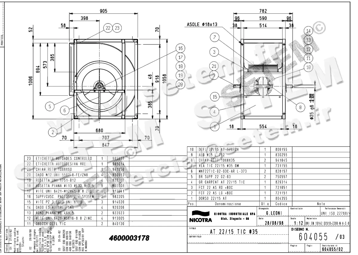 4624003178-VENTILATEUR NICOTRA GEBHARDT AT22/15TIC *604055*