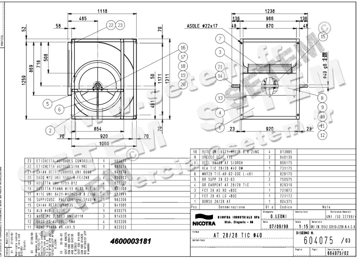 4624003181-VENTILATEUR NICOTRA GEBHARDT AT28/28TIC *604075*
