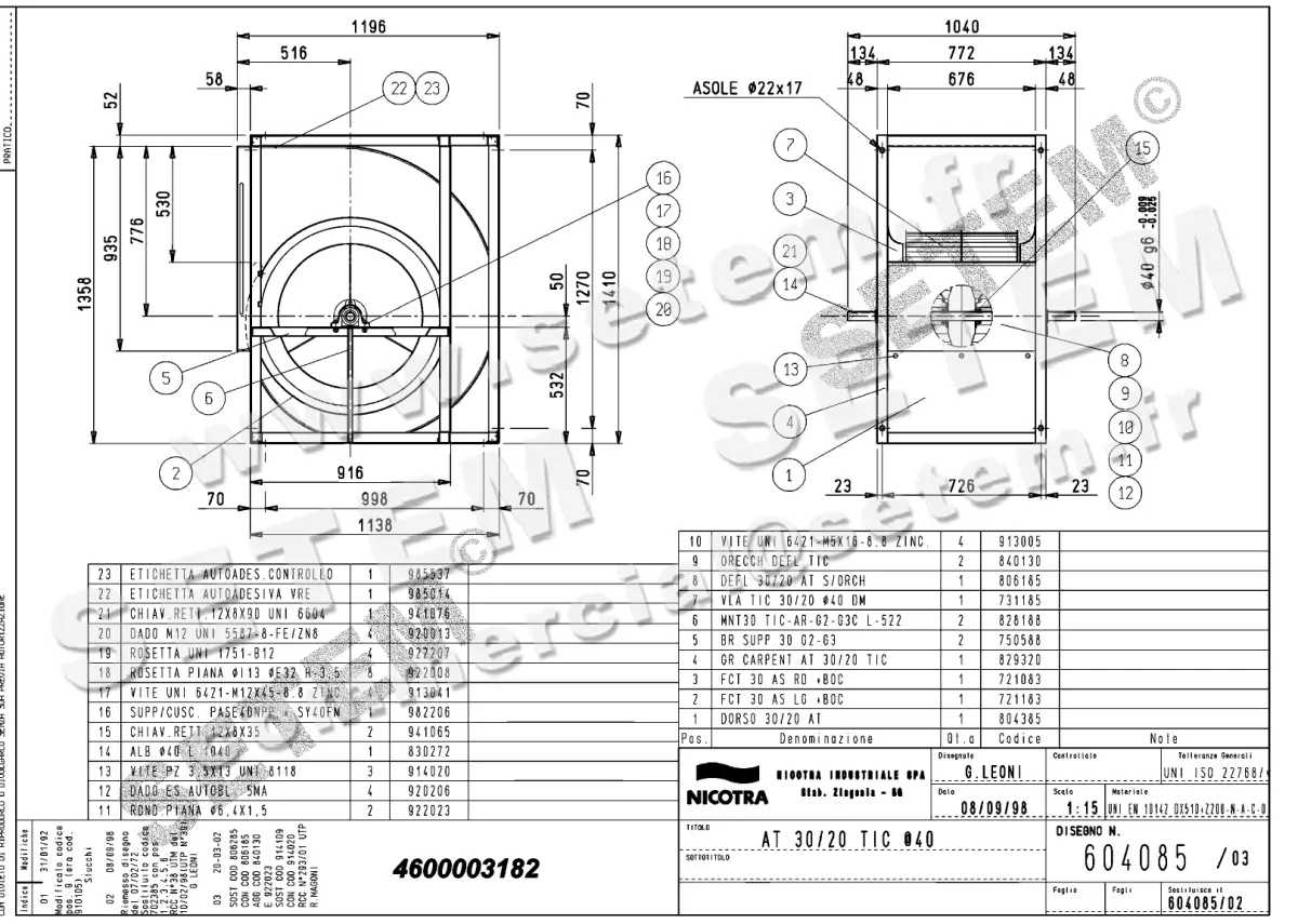4624003182-VENTILATEUR NICOTRA GEBHARDT AT30/20TIC *604085*