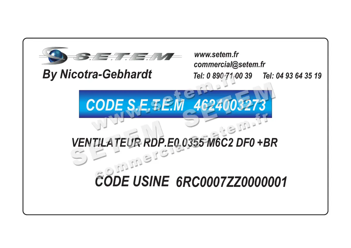 4624003273-VENTILATEUR NICOTRA GEBHARDT RDP.E0.0355 M6C2 DF0 +BR *6RC0007ZZ0000001*