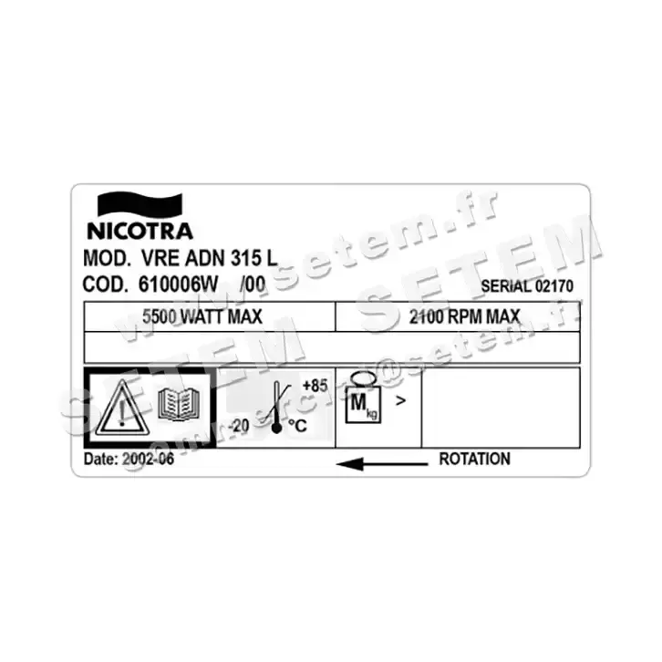 4624003365-VENTILATEUR NICOTRA GEBHARDT ADN315L *610006W* 2