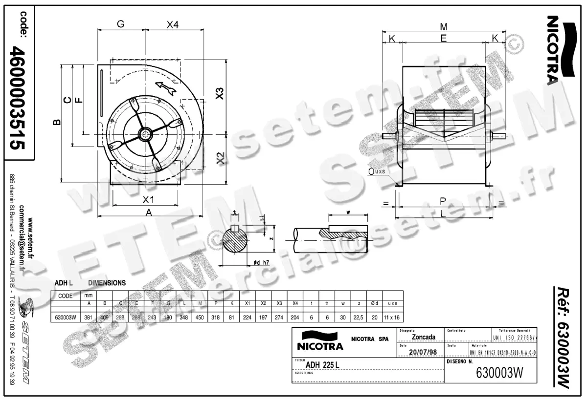 4624003515-VENTILATEUR NICOTRA GEBHARDT VRE ADH225L *630003W* 2