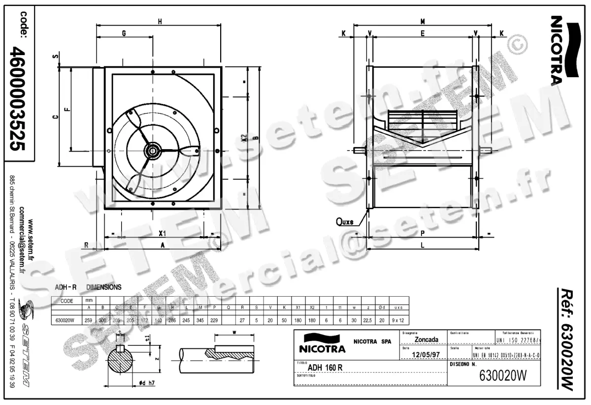 4624003525-VENTILATEUR NICOTRA GEBHARDT VRE ADH160R *630020W* 2