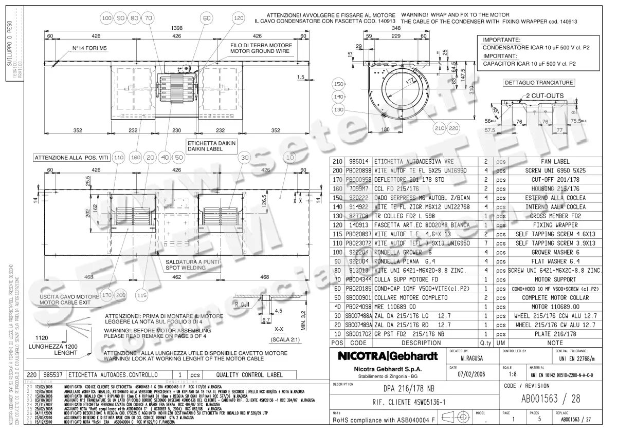 4624003564-GMV NICOTRA GEBHARDT DPA216/178NB PB024098 *AB001563*