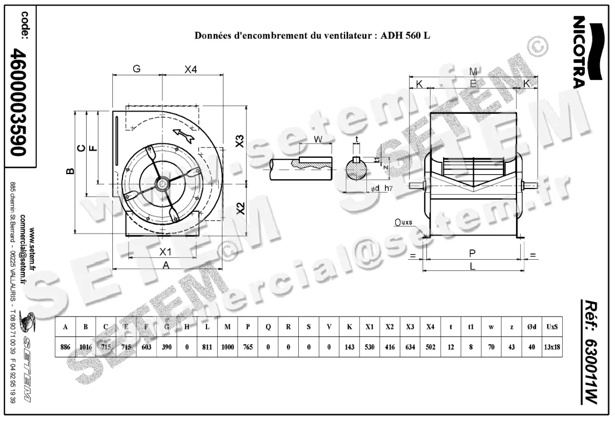 4624003590-VENTILATEUR NICOTRA GEBHARDT VRE ADH560L *630011W* 2