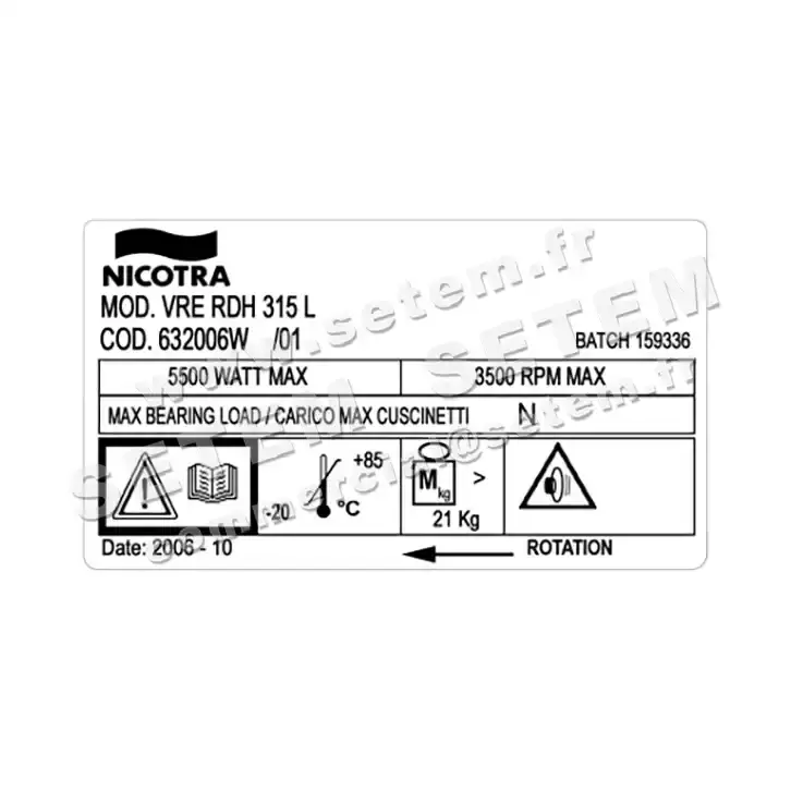 4624003660-VENTILATEUR NICOTRA GEBHARDT RDH315L *632006W* 2