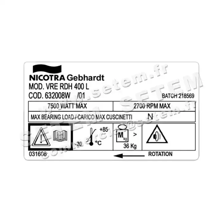 4624003702-VENTILATEUR NICOTRA GEBHARDT RDH400L *632008W* 4