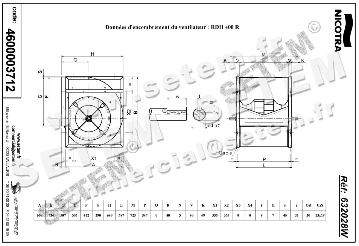4624003712-VENTILATEUR NICOTRA GEBHARDT RDH400R *632028W* 2
