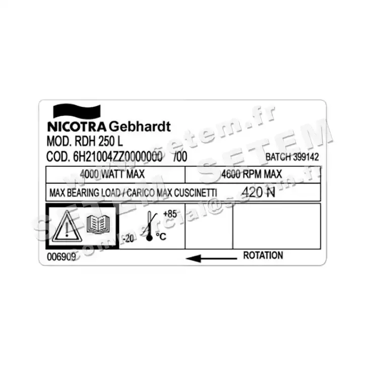 4624003808-VENTILATEUR NICOTRA GEBHARDT RDH250L *6H21004ZZ0000000* 3