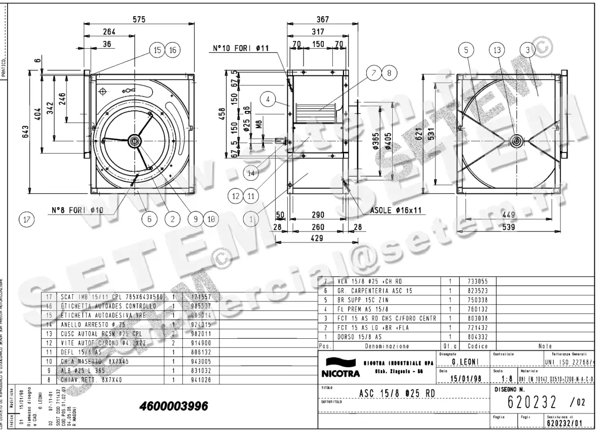 4624003996-VENTILATEUR NICOTRA GEBHARDT ASC15/8RD *620232*