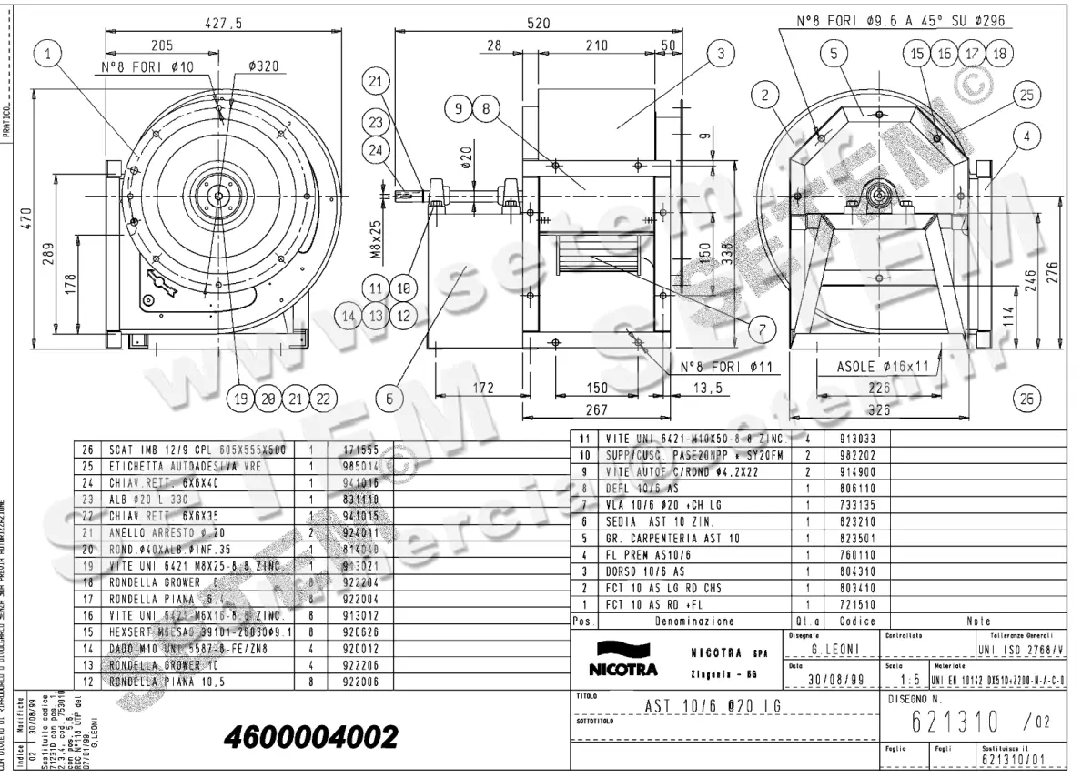 4624004002-VENTILATEUR NICOTRA GEBHARDT AST10/6LG *621310*