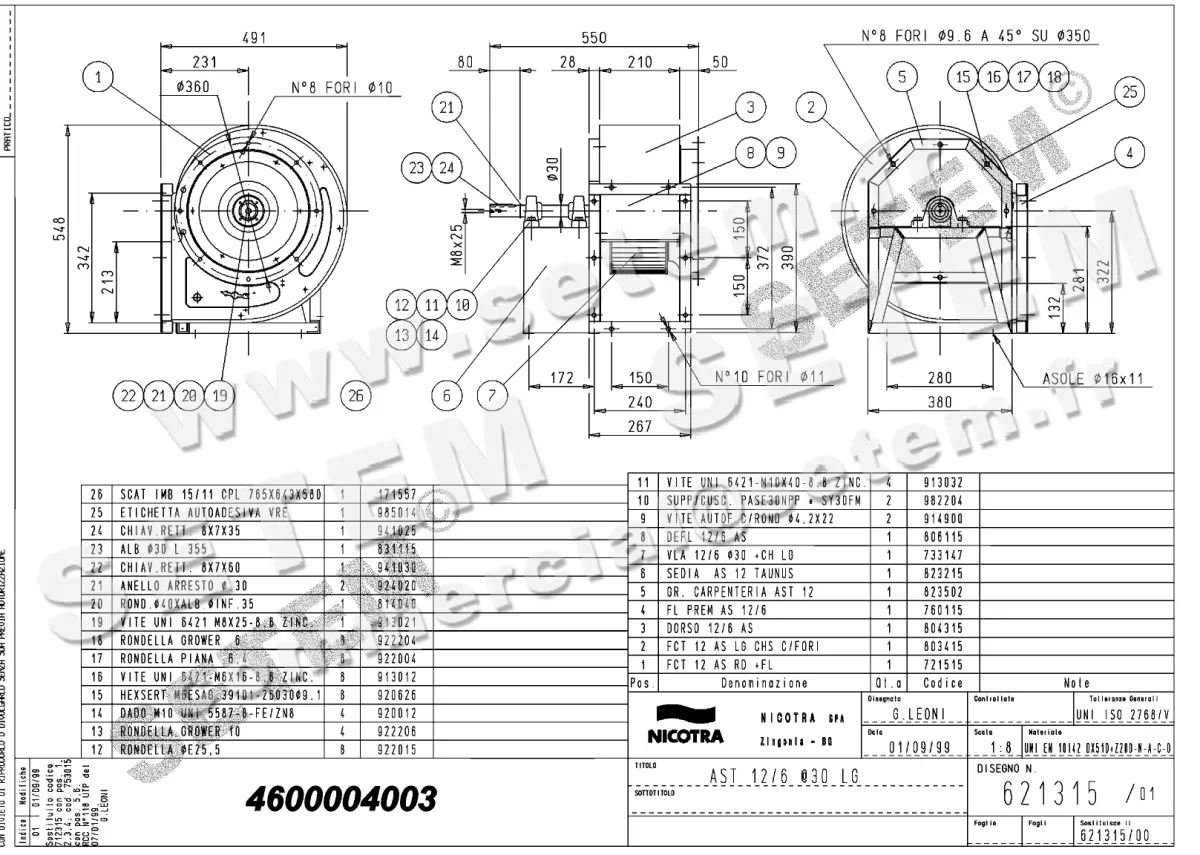 4624004003-VENTILATEUR NICOTRA GEBHARDT AST12/6LG *621315*