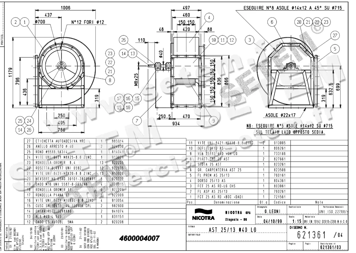 4624004007-VENTILATEUR NICOTRA GEBHARDT AST25/13LG *621361*