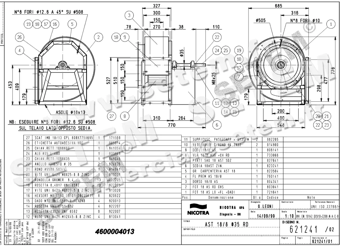 4624004013-VENTILATEUR NICOTRA GEBHARDT AST18/8RD *621241*