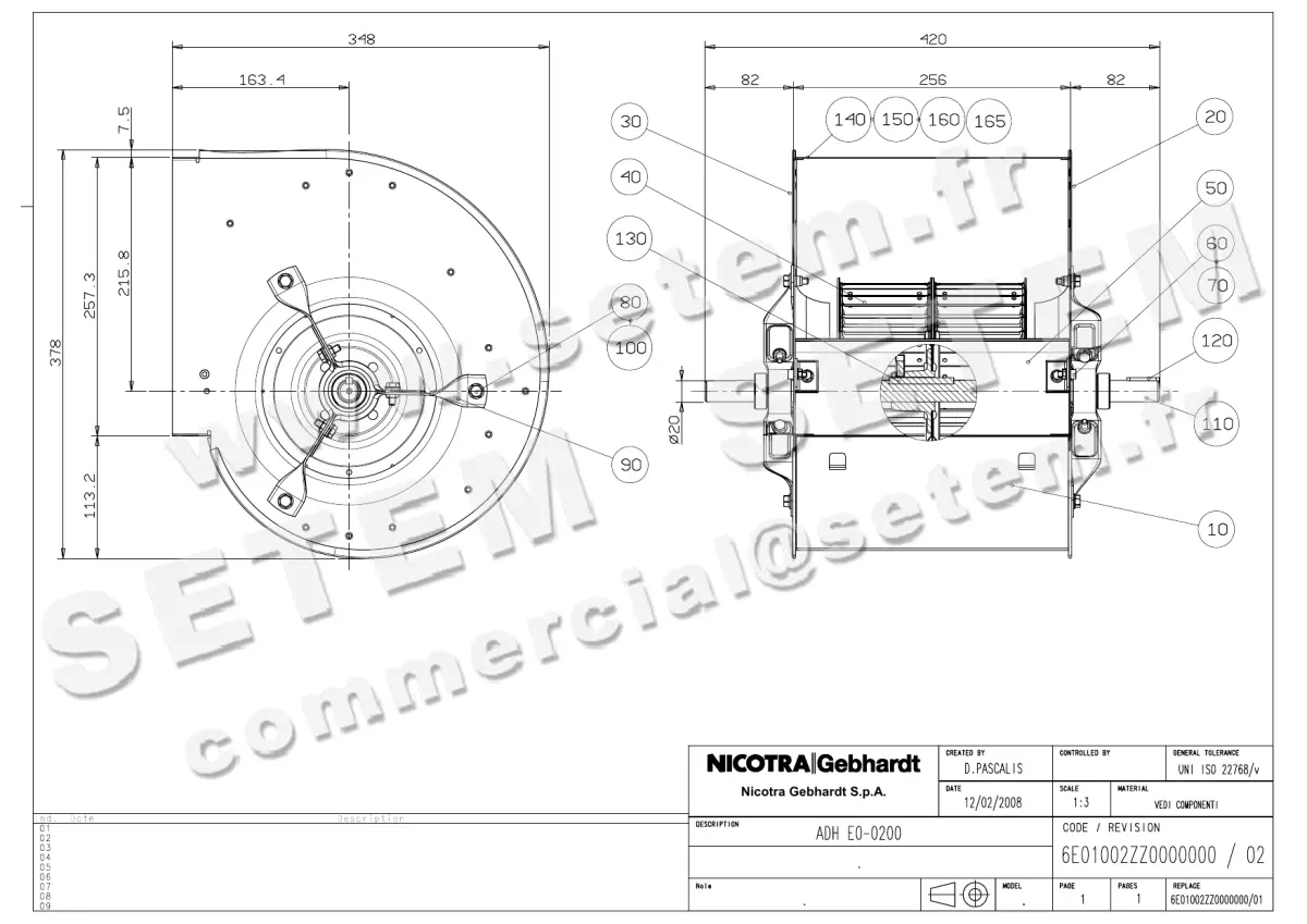 4624004181-VENTILATEUR NICOTRA GEBHARDT ADH200E0(L) *6E01002ZZ0000000* 2