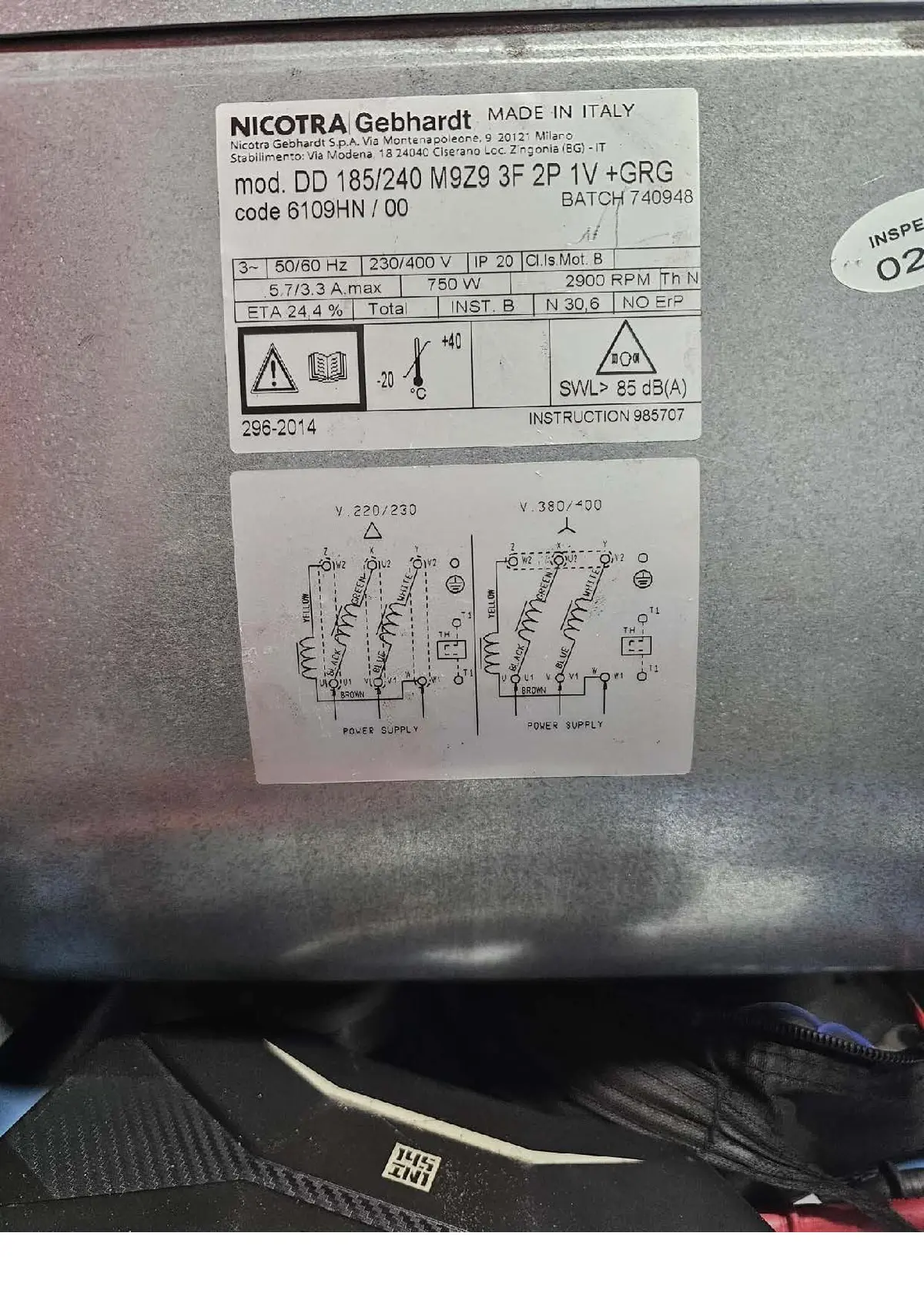 4624004204-VENTILATEUR NICOTRA GEBHARDT DD185/240 M9Z9 +GRG *6109HN* 2