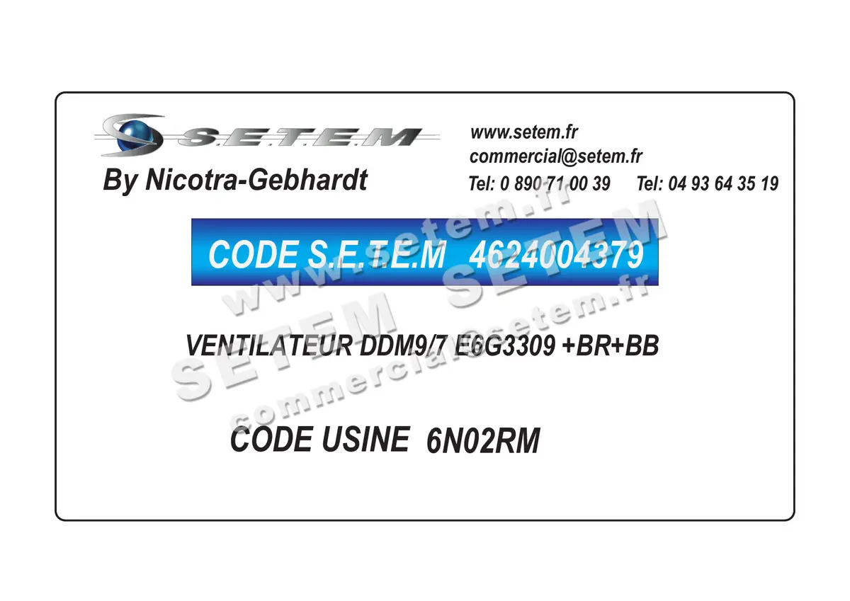 4624004379-VENTILATEUR NICOTRA GEBHARDT DDM9/7 E6G3309 +BR+BB *6N02RM*