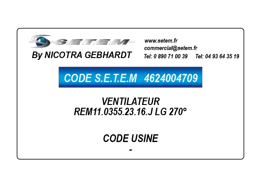 4624004709-VENTILATEUR REM11.0355.23.16.J LG 270°