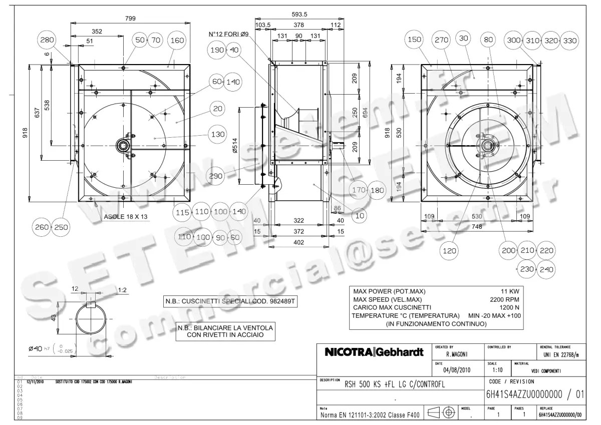 4624005010-VENTILATEUR NICOTRA GEBHARDT RSH500KS LG *6H41S4AZZU0000000*