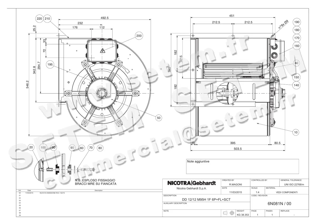 4624005065-VENTILATEUR NICOTRA GEBHARDT DD12/12 M95H 1F 6P +BR +BB *6N081N*