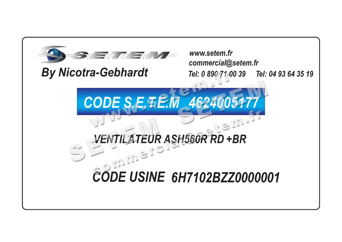 4624005177-VENTILATEUR NICOTRA GEBHARDT ASH560R RD +BR *6H7102BZZ0000001* 2