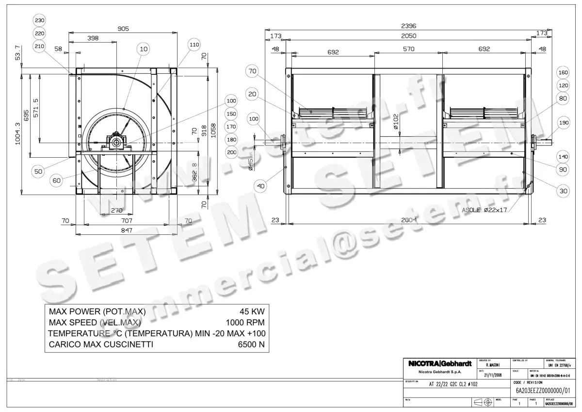 4624005182-VENTILATEUR NICOTRA GEBHARDT AT22/22G2C CL2 *6A203EEZZ0000000*