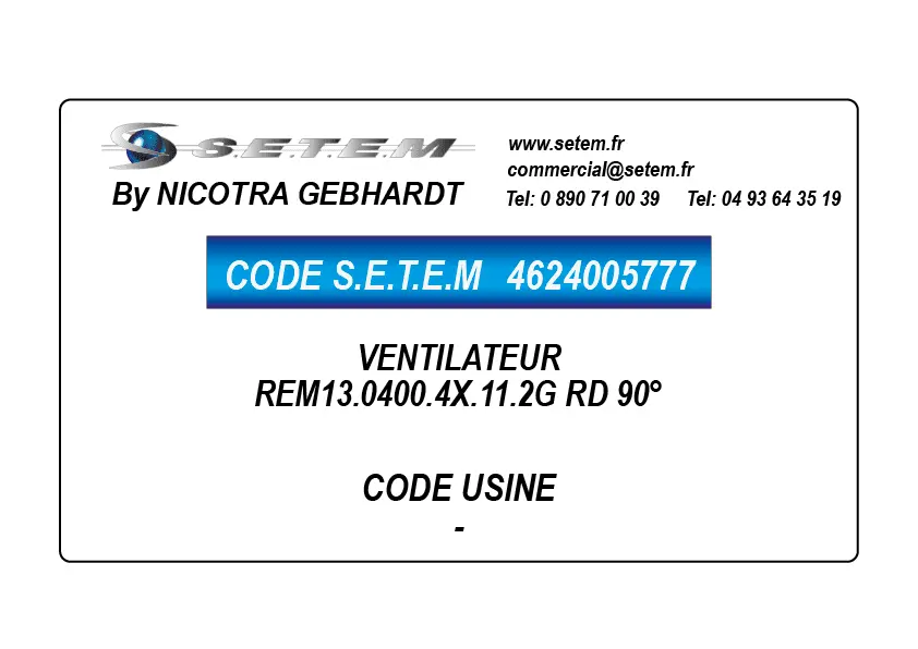 4624005777-VENTILATEUR REM13.0400.4X.11.2G RD 90°