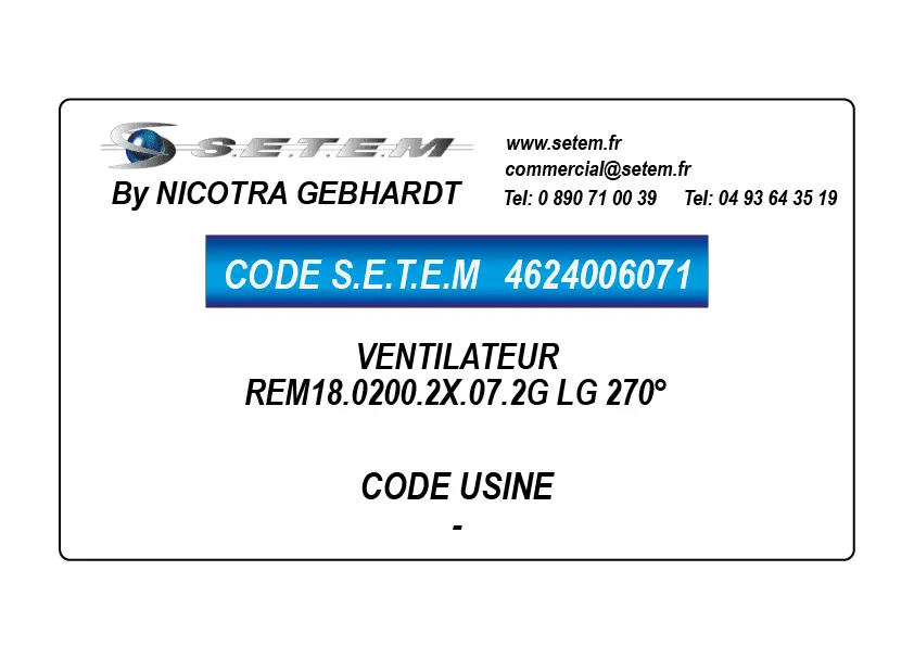 4624006071-VENTILATEUR REM18.0200.2X.07.2G LG 270°
