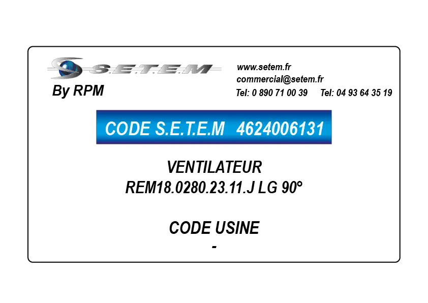 4624006131-VENTILATEUR REM18.0280.23.11.J LG 90°