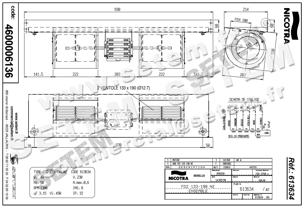 4624006136-GMV NICOTRA GEBHARDT FD2.133/190NZ 141368 *613634*