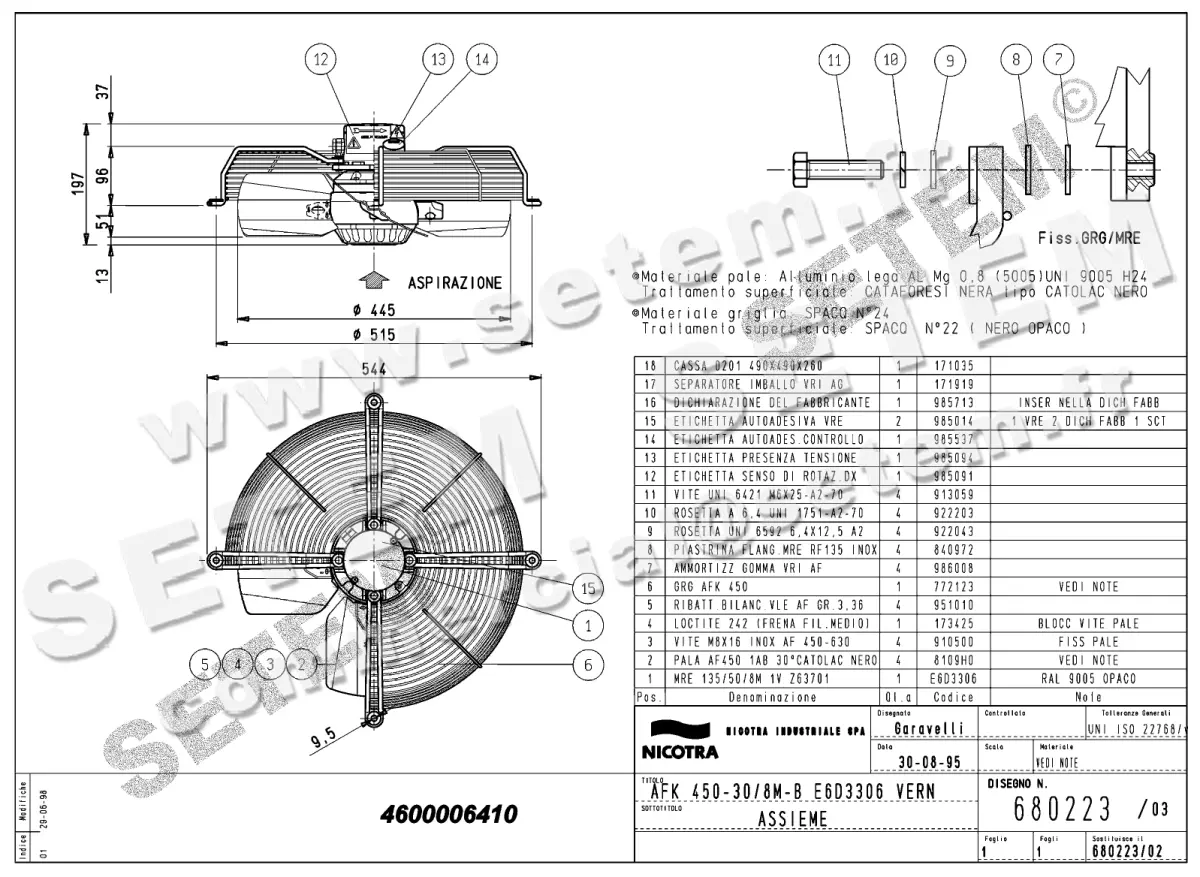 4624006410-VENTILATEUR NICOTRA GEBHARDT AFK450.30.8MB *680223*